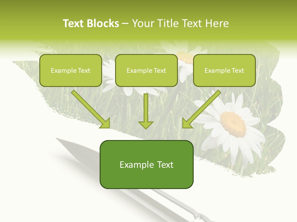 Meadow Draw Plant PowerPoint Template