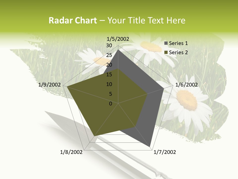 Meadow Draw Plant PowerPoint Template