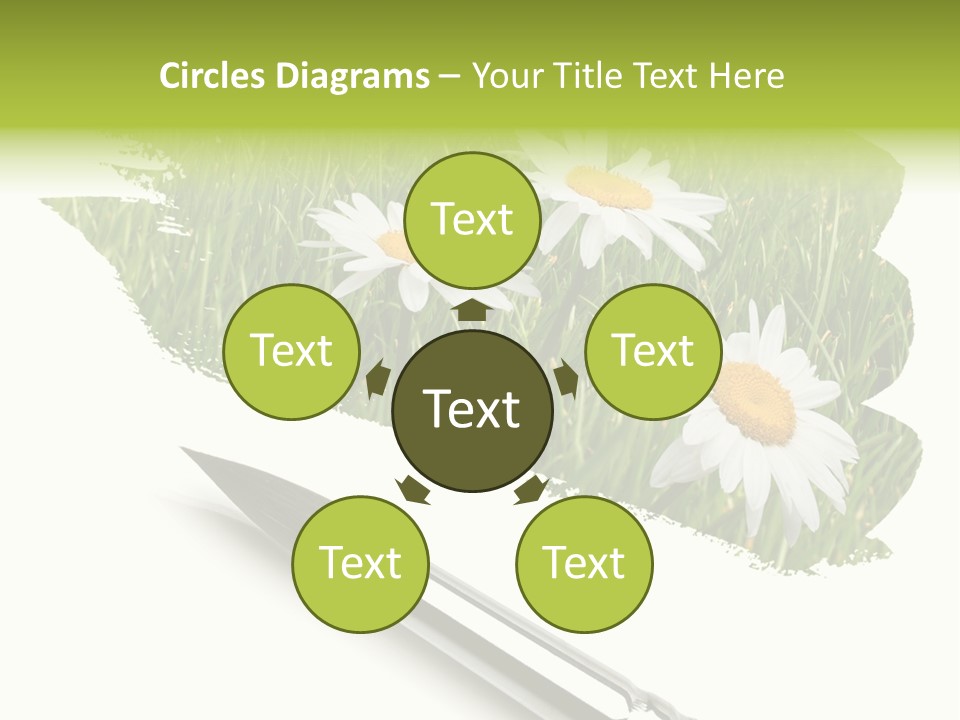 Meadow Draw Plant PowerPoint Template
