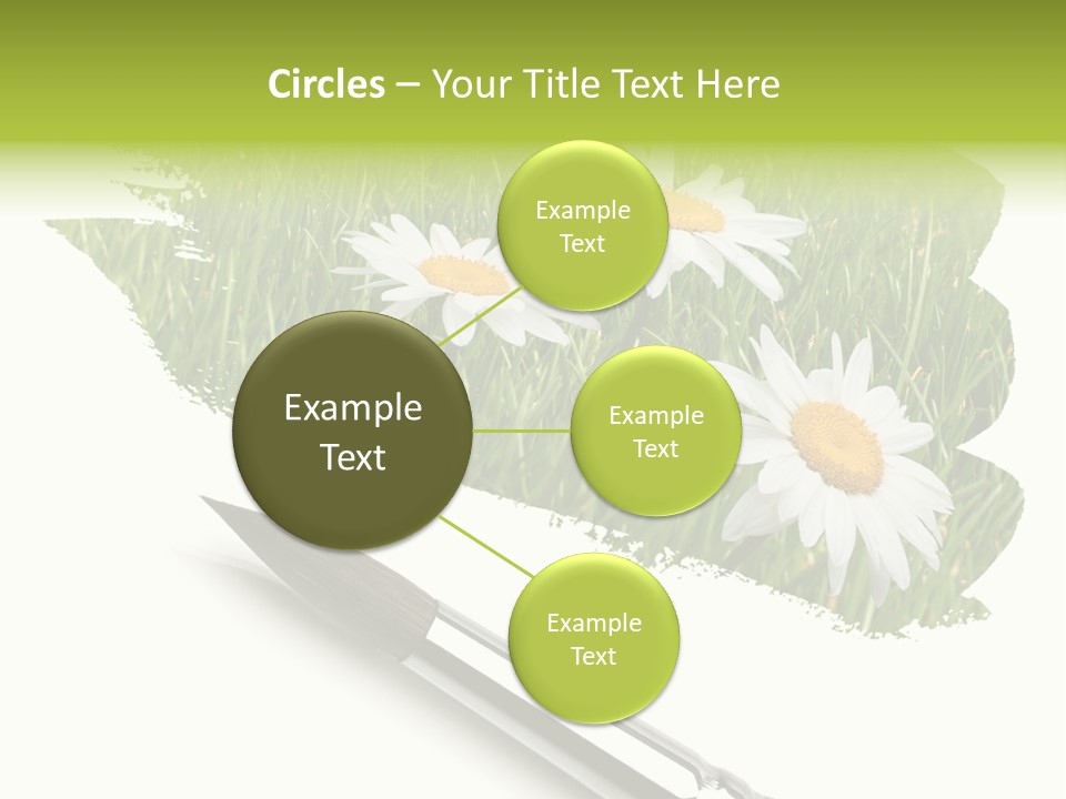 Meadow Draw Plant PowerPoint Template