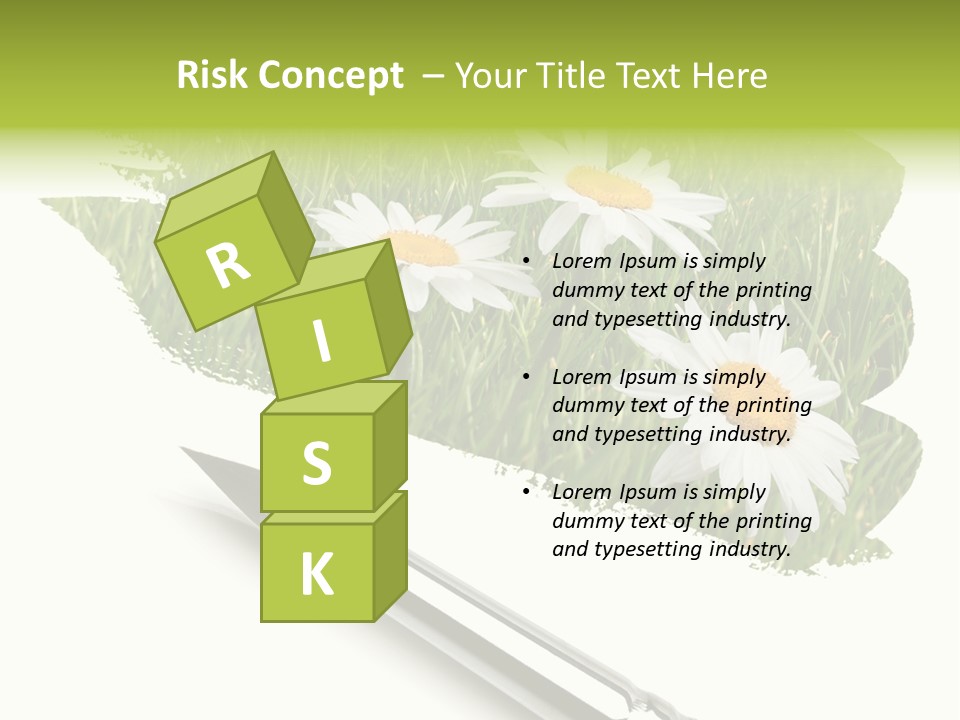 Meadow Draw Plant PowerPoint Template
