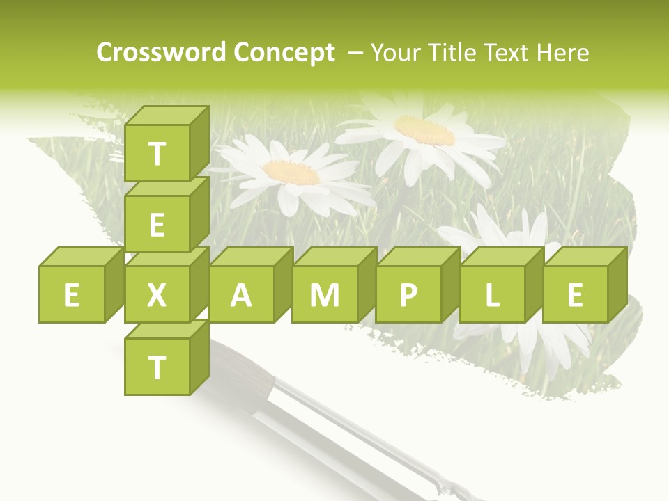 Meadow Draw Plant PowerPoint Template