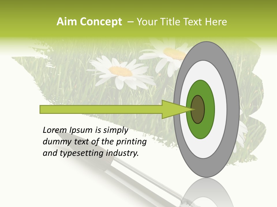 Meadow Draw Plant PowerPoint Template