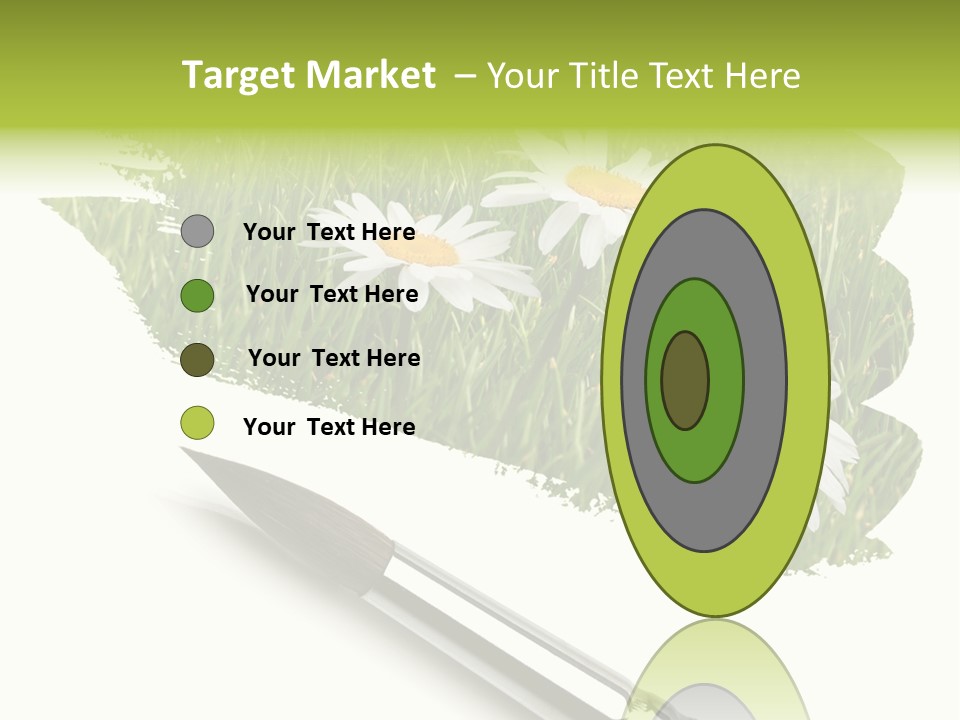 Meadow Draw Plant PowerPoint Template