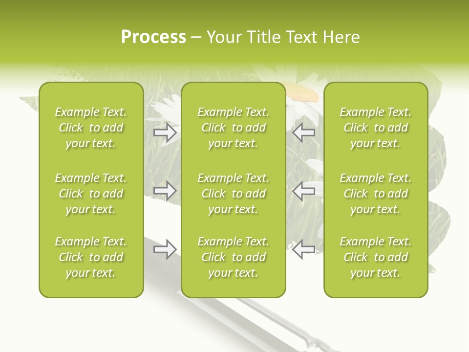 Meadow Draw Plant PowerPoint Template
