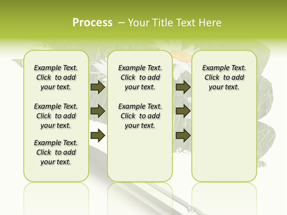 Meadow Draw Plant PowerPoint Template