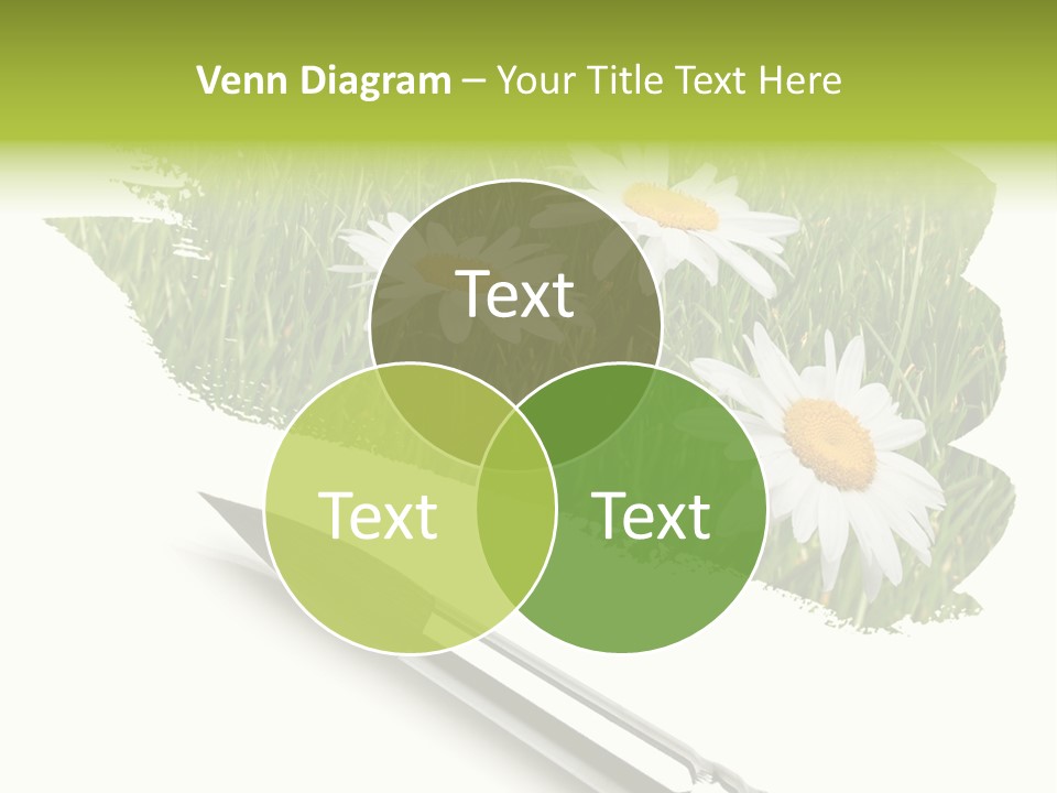 Meadow Draw Plant PowerPoint Template