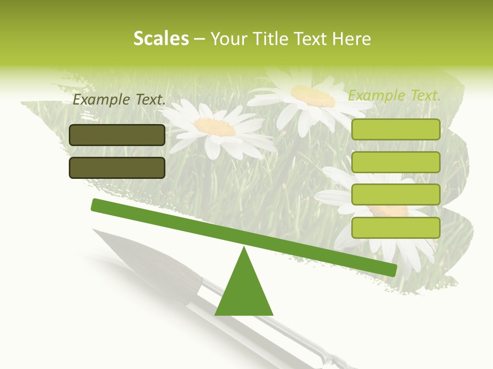 Meadow Draw Plant PowerPoint Template