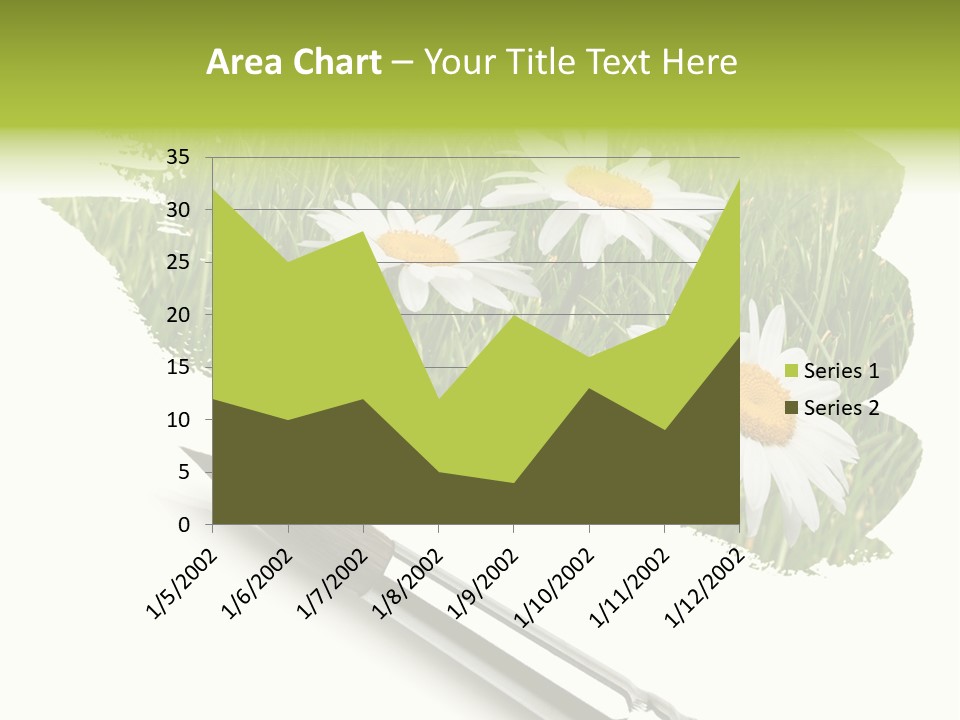 Meadow Draw Plant PowerPoint Template