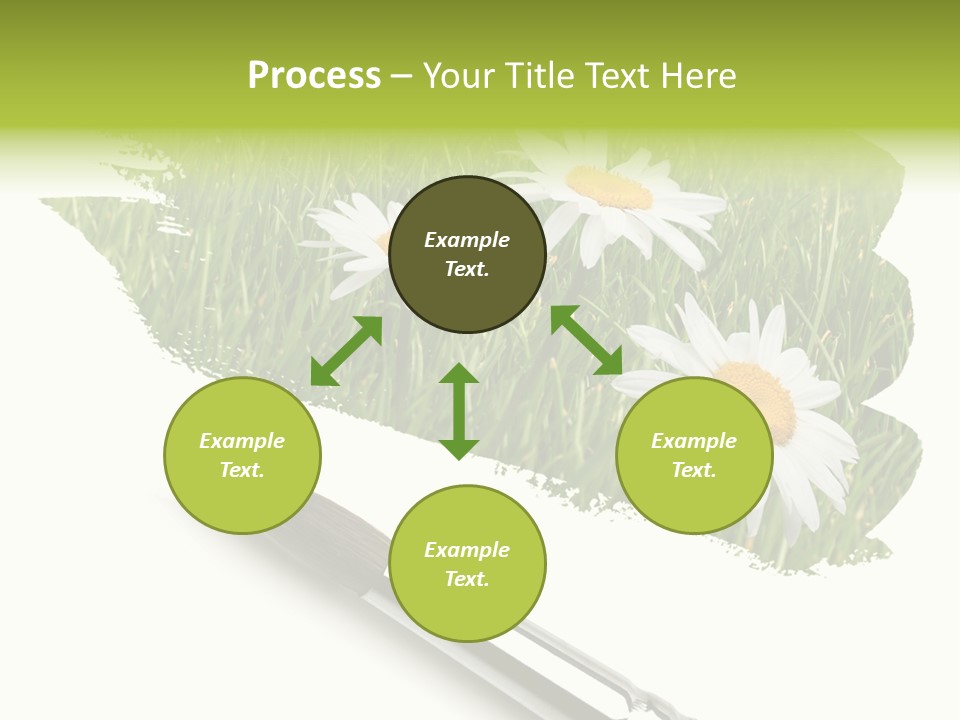 Meadow Draw Plant PowerPoint Template