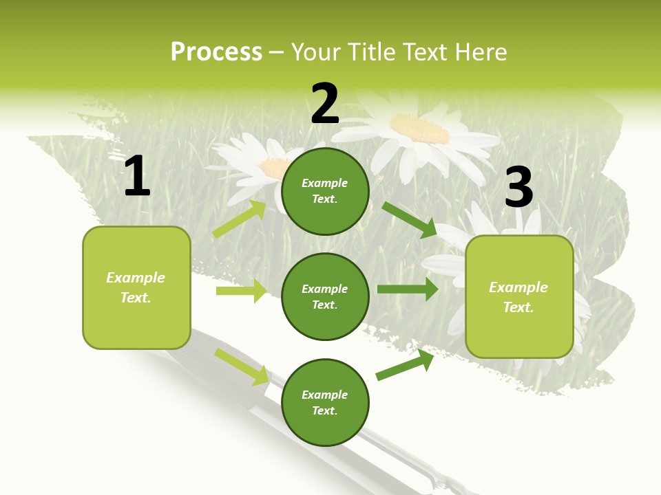 Meadow Draw Plant PowerPoint Template