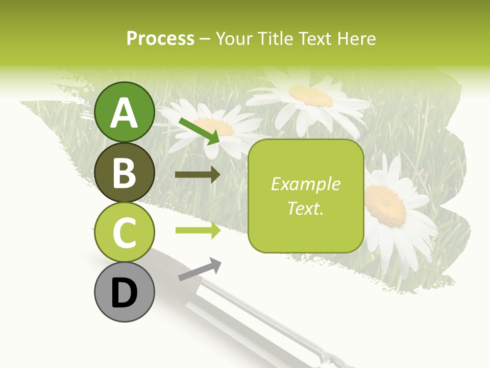 Meadow Draw Plant PowerPoint Template