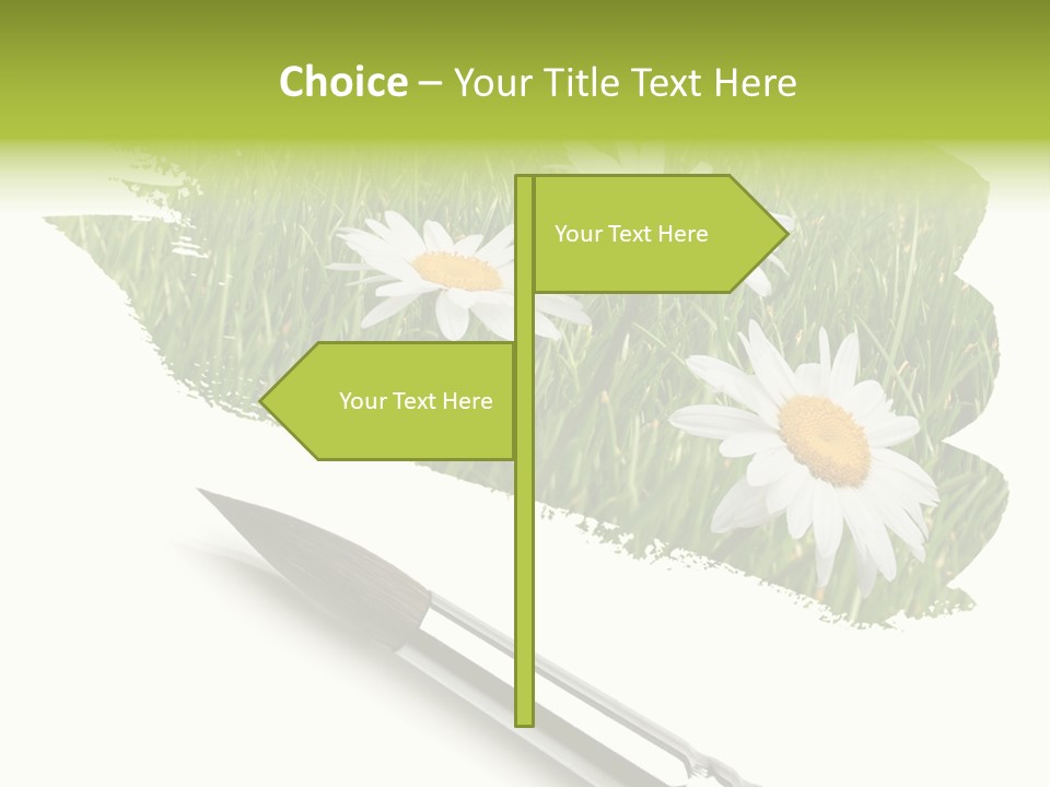 Meadow Draw Plant PowerPoint Template