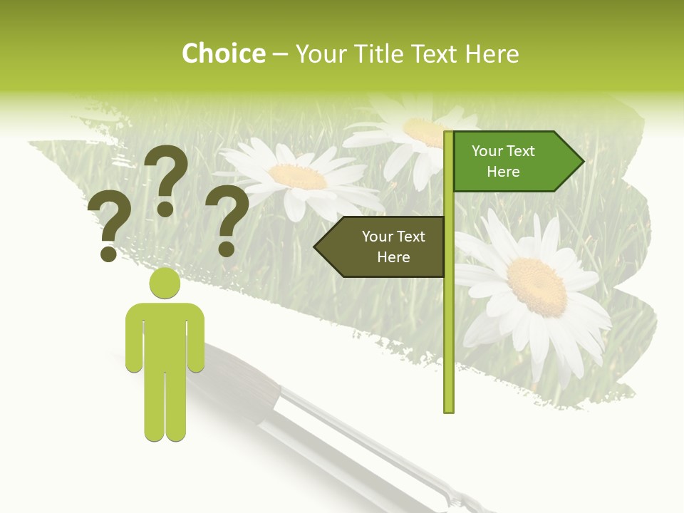 Meadow Draw Plant PowerPoint Template
