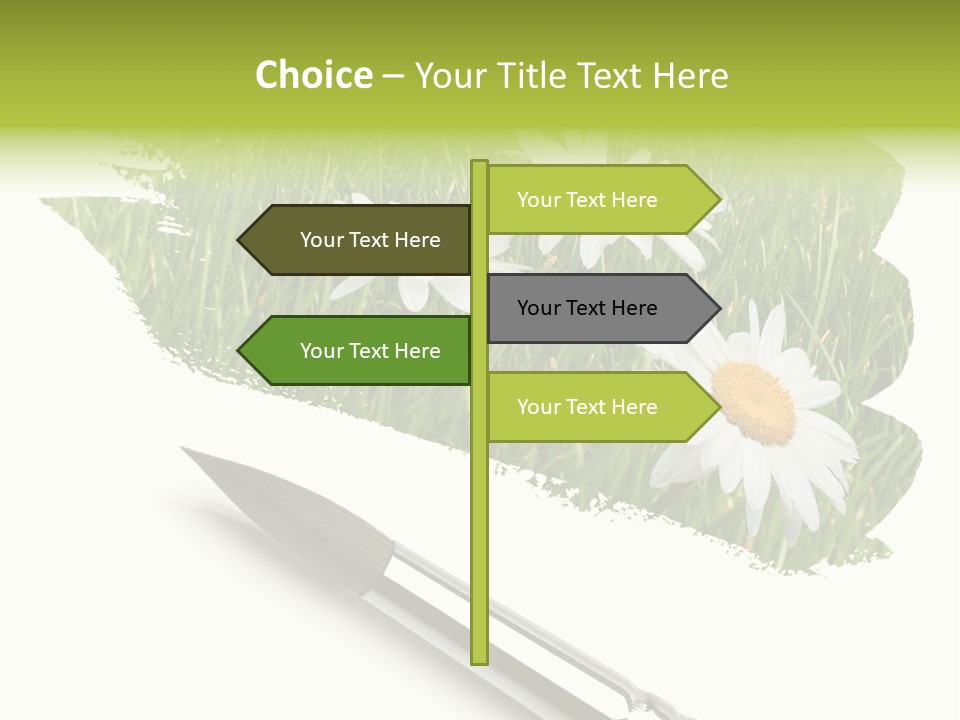 Meadow Draw Plant PowerPoint Template