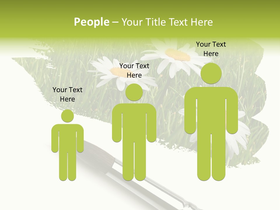 Meadow Draw Plant PowerPoint Template