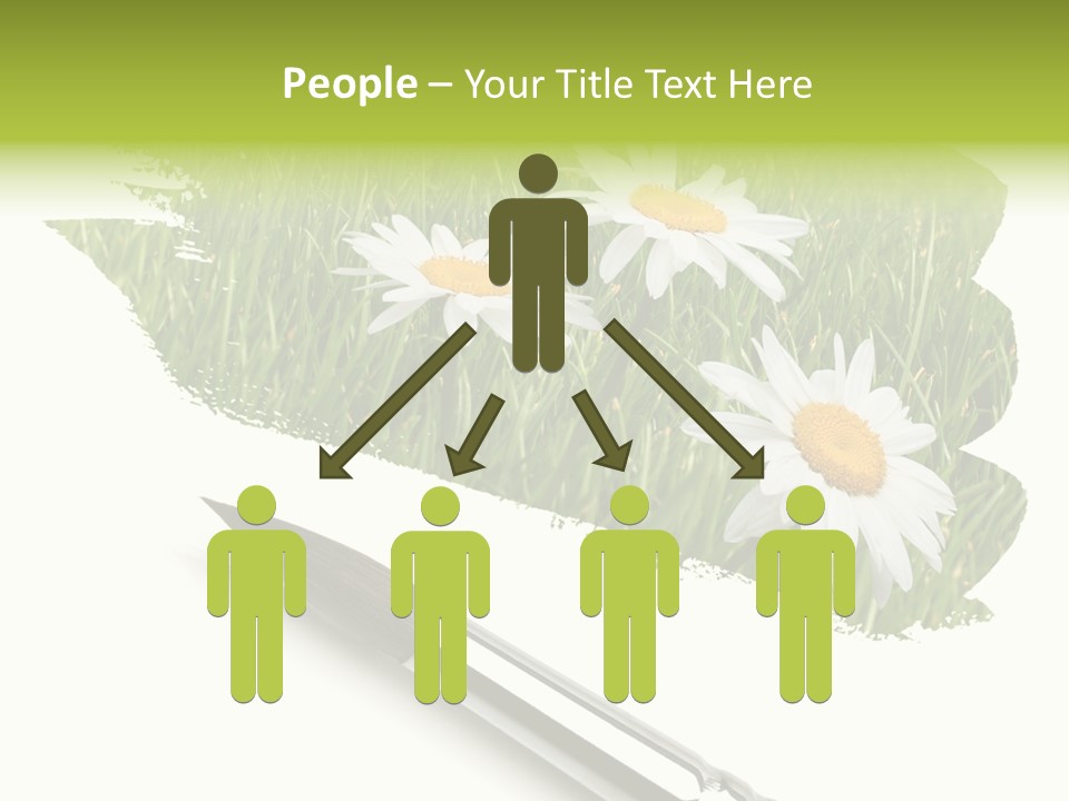 Meadow Draw Plant PowerPoint Template