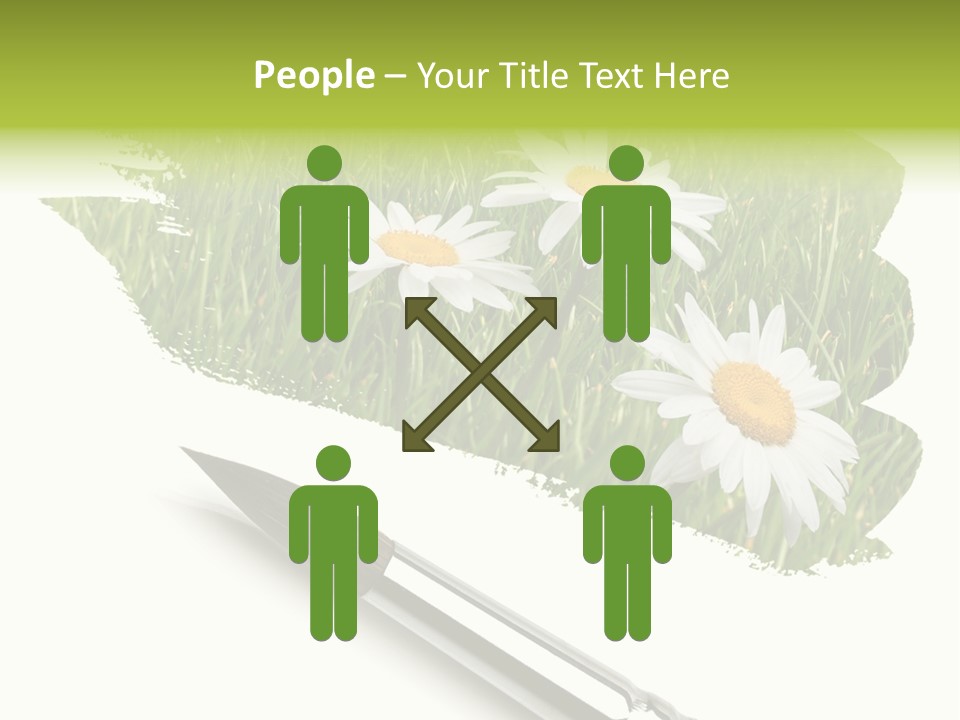 Meadow Draw Plant PowerPoint Template