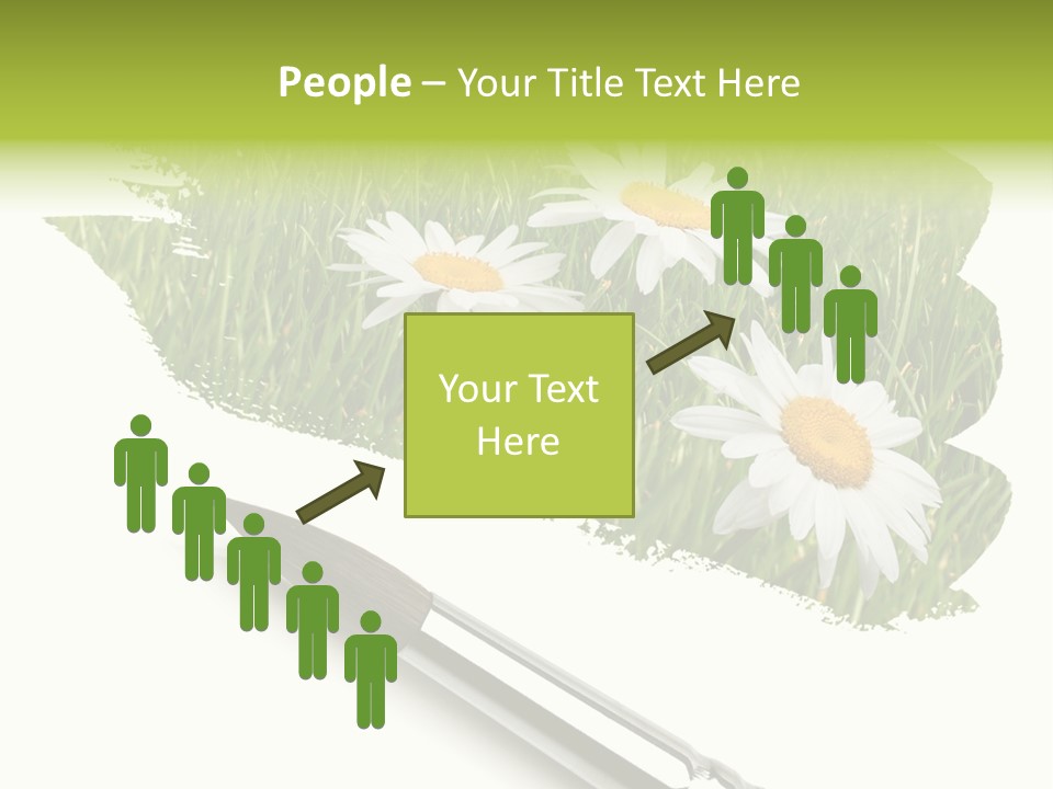 Meadow Draw Plant PowerPoint Template