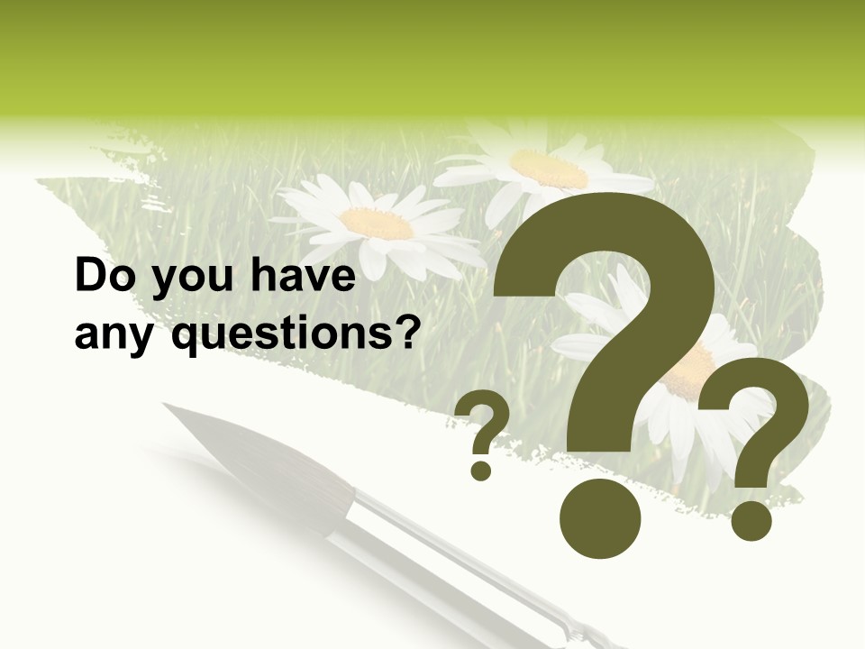 Meadow Draw Plant PowerPoint Template