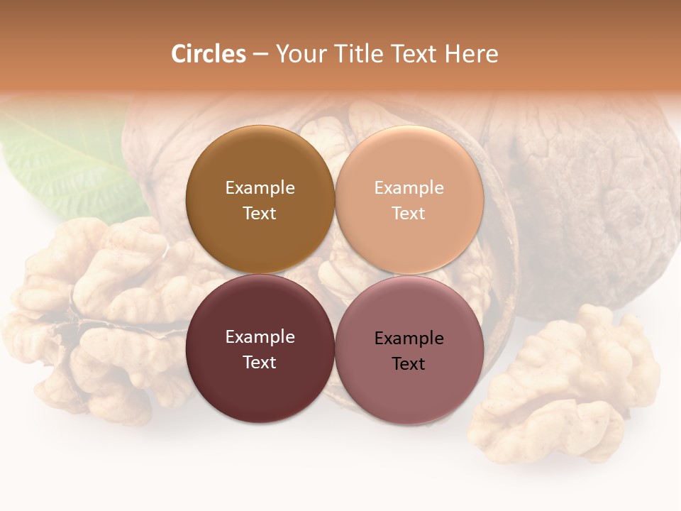 Isolated Shaped Leaf PowerPoint Template