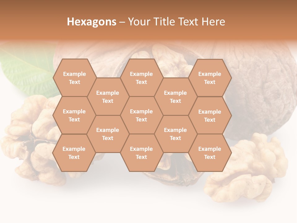 Isolated Shaped Leaf PowerPoint Template