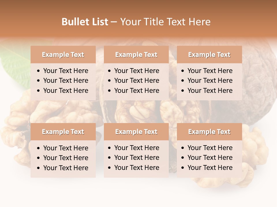 Isolated Shaped Leaf PowerPoint Template