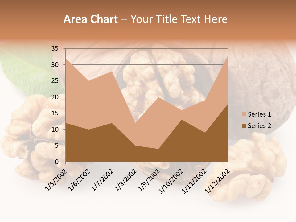 Isolated Shaped Leaf PowerPoint Template
