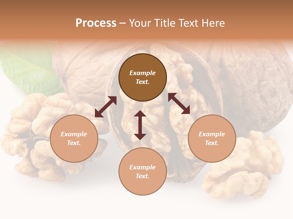 Isolated Shaped Leaf PowerPoint Template