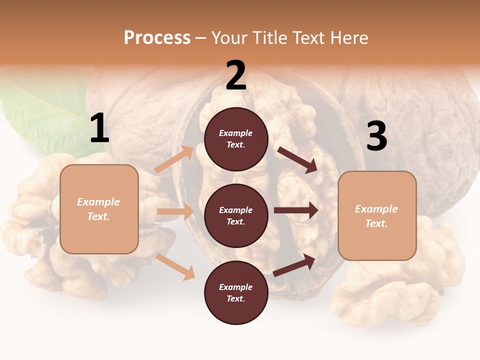 Isolated Shaped Leaf PowerPoint Template