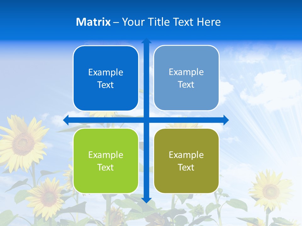 Background Plant Flower PowerPoint Template