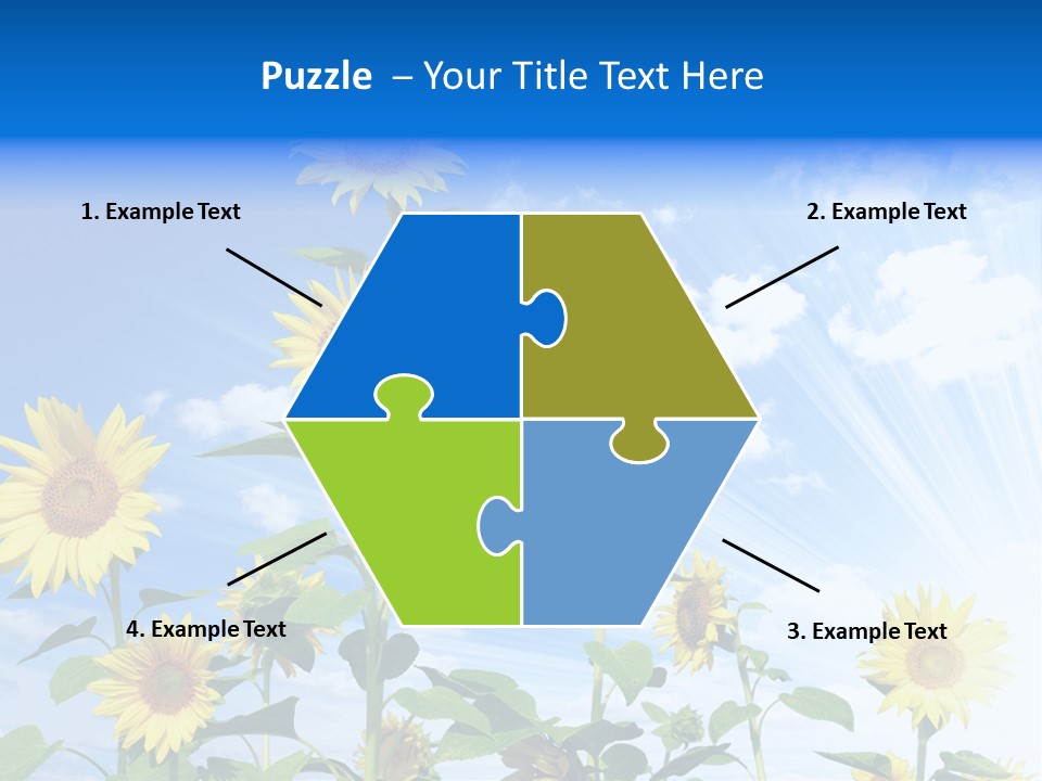 Background Plant Flower PowerPoint Template