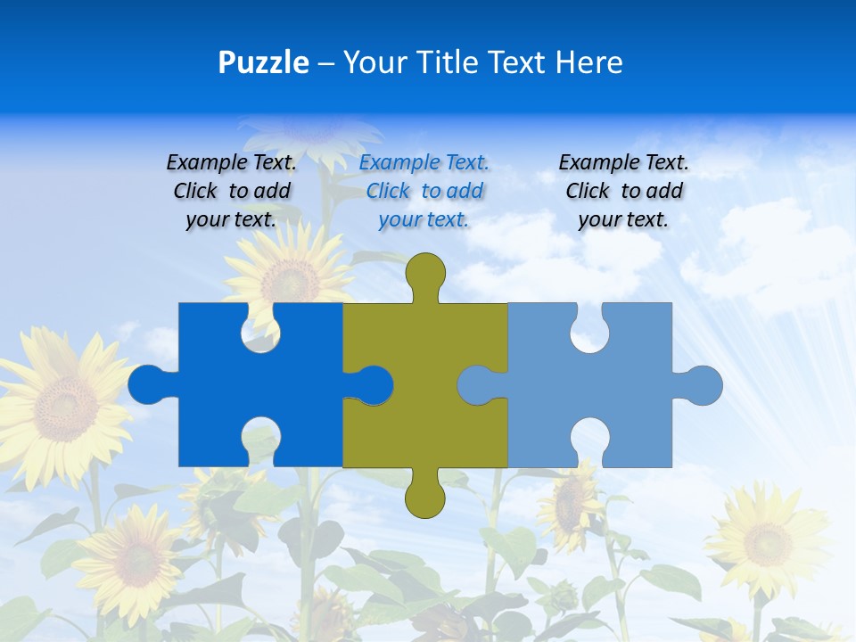 Background Plant Flower PowerPoint Template