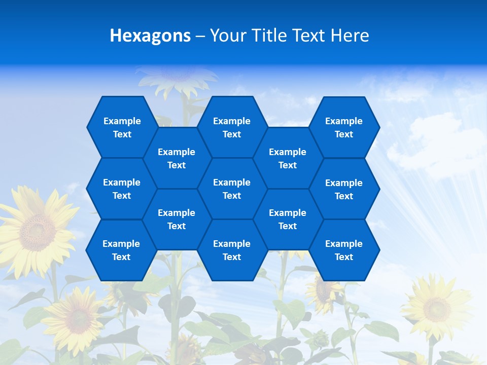 Background Plant Flower PowerPoint Template