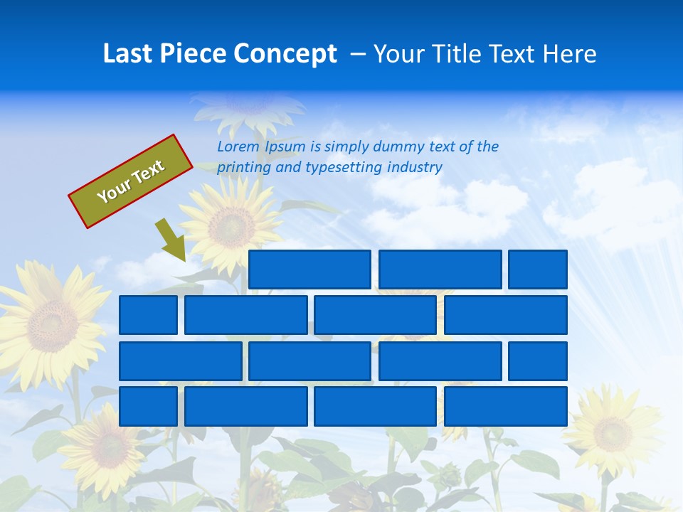 Background Plant Flower PowerPoint Template