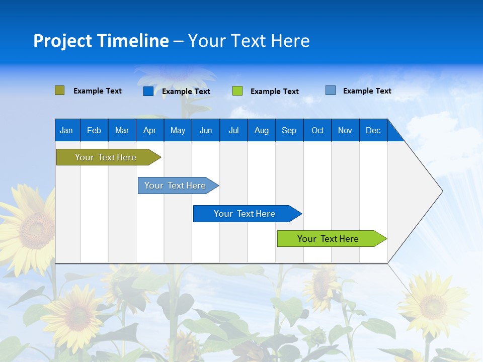 Background Plant Flower PowerPoint Template