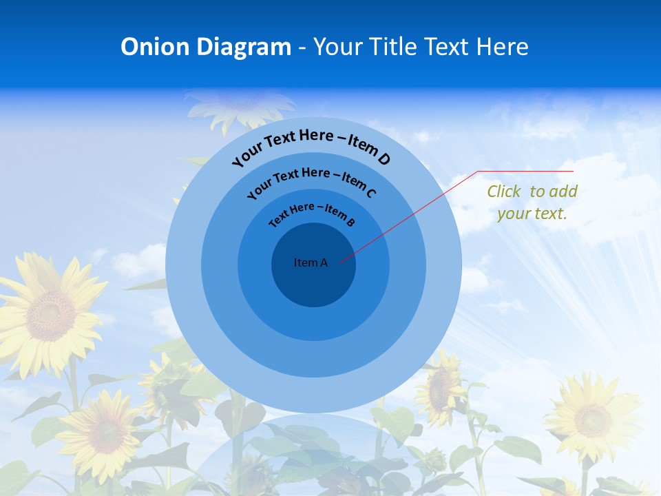 Background Plant Flower PowerPoint Template