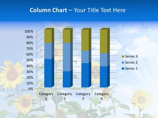 Background Plant Flower PowerPoint Template