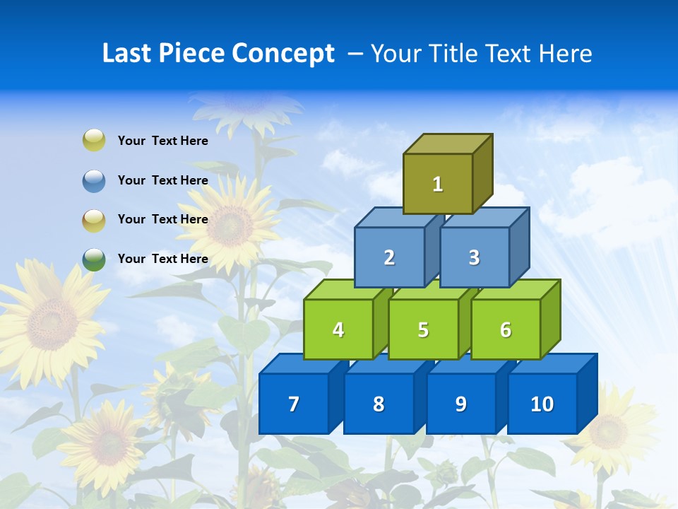 Background Plant Flower PowerPoint Template