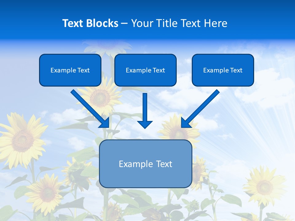 Background Plant Flower PowerPoint Template