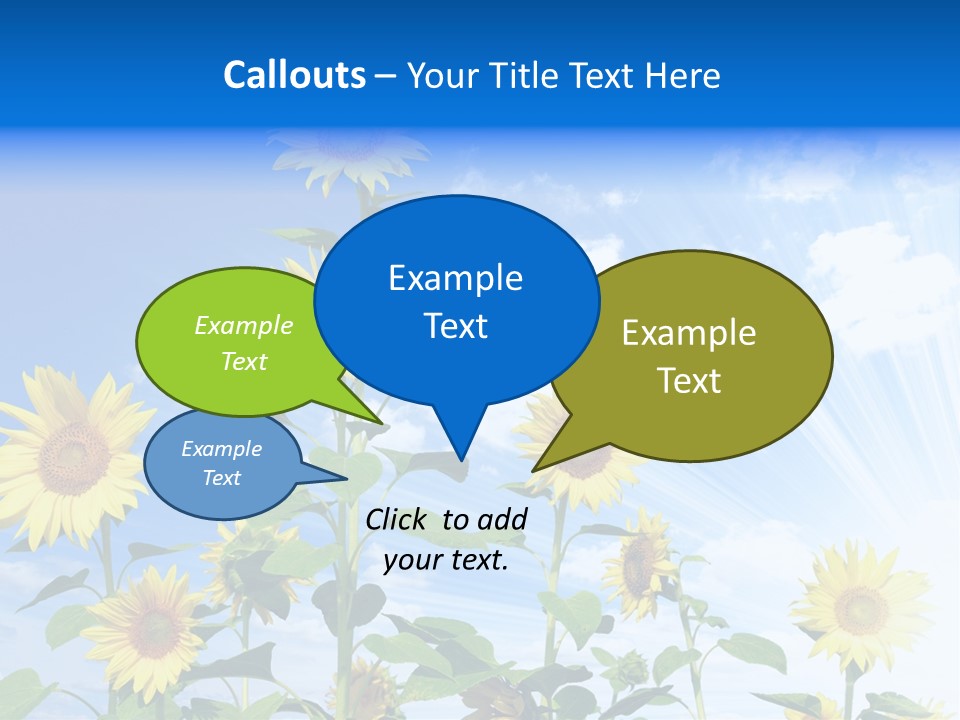 Background Plant Flower PowerPoint Template