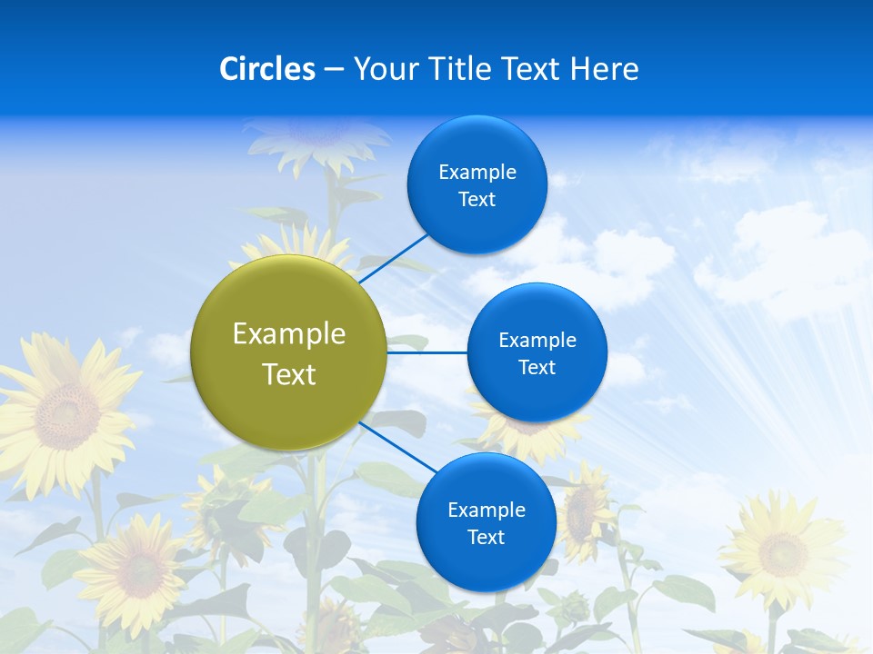 Background Plant Flower PowerPoint Template