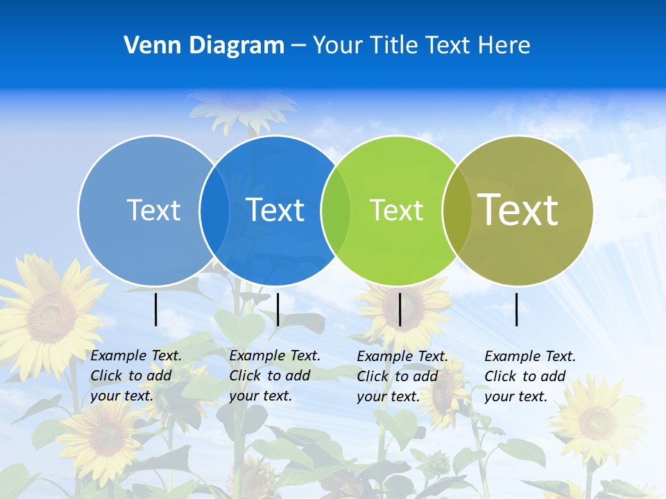 Background Plant Flower PowerPoint Template