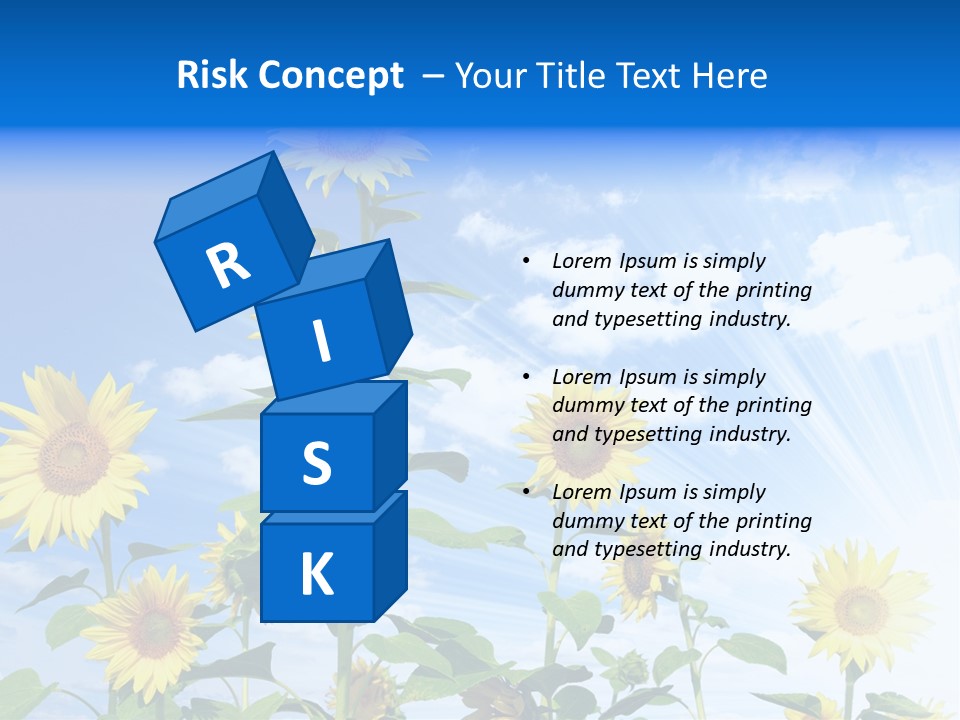 Background Plant Flower PowerPoint Template