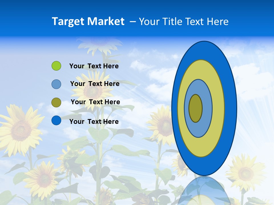 Background Plant Flower PowerPoint Template