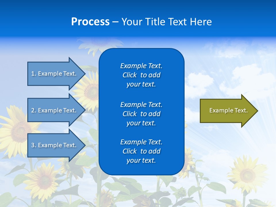 Background Plant Flower PowerPoint Template