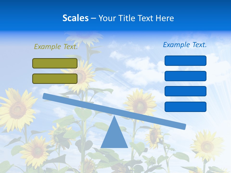 Background Plant Flower PowerPoint Template