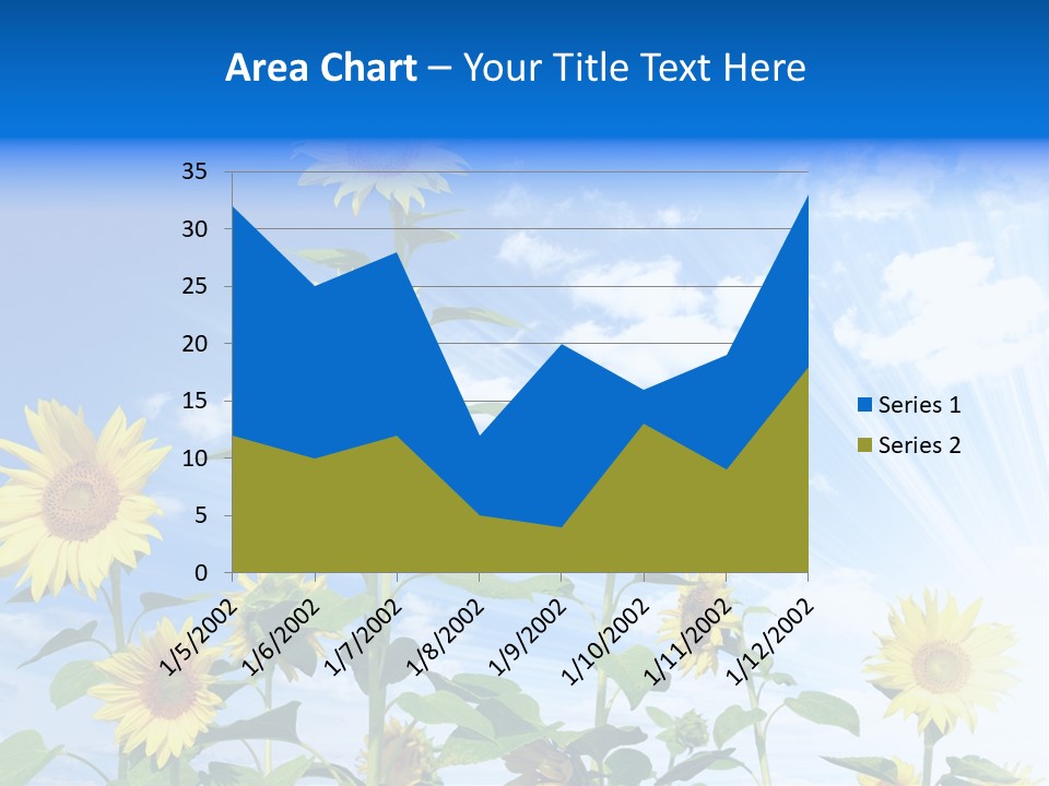 Background Plant Flower PowerPoint Template