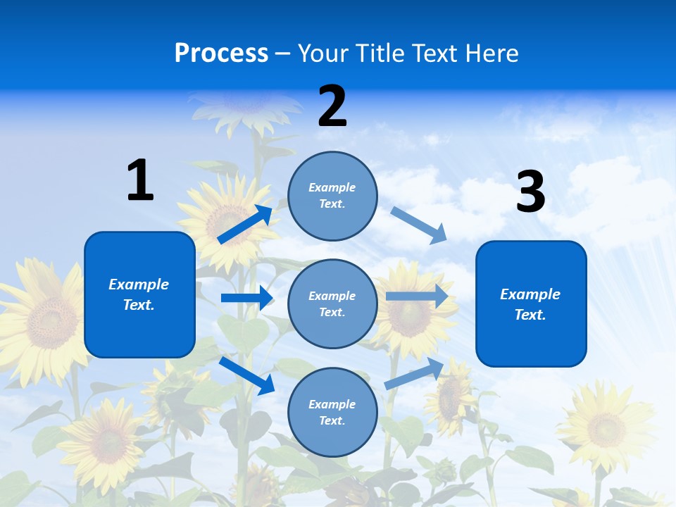 Background Plant Flower PowerPoint Template