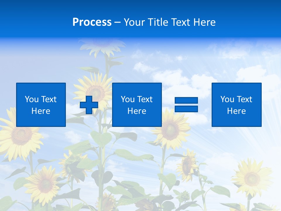 Background Plant Flower PowerPoint Template